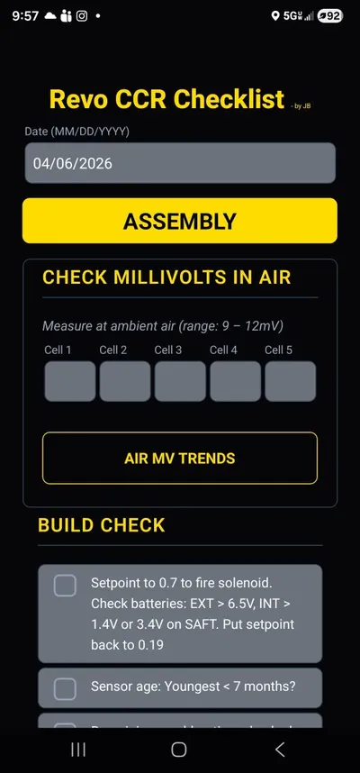 App screenshot on phone